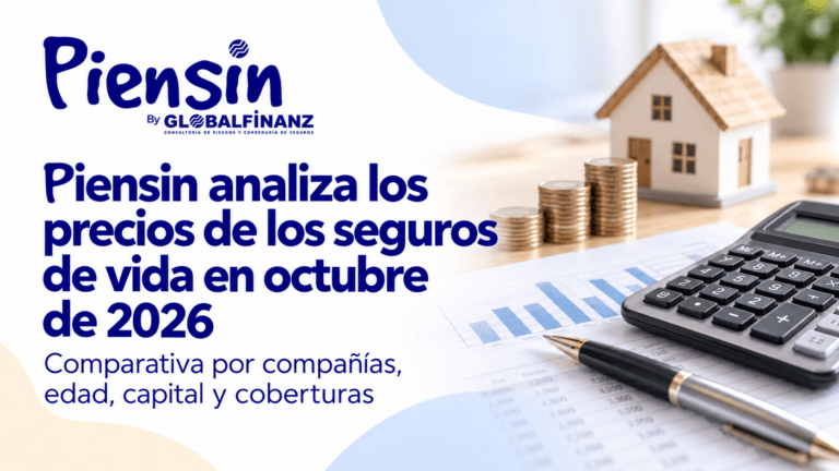 Piensin analiza los precios de los seguros de vida en octubre de 2026: comparativa por compañías, edad, capital y coberturas